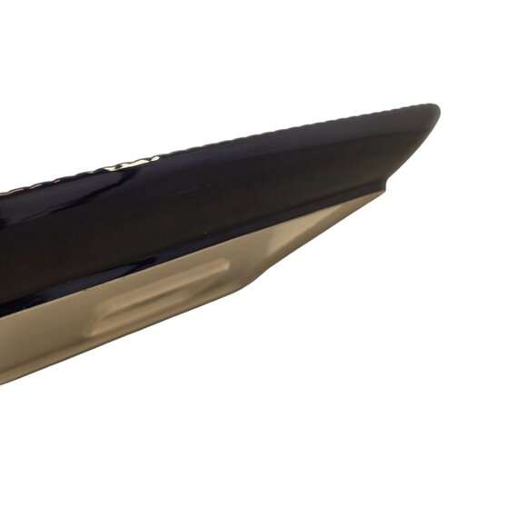 Temptations Floral Lace Cobalt Blue Square Serving Platter 10.5" Hand-Painted - Picture 3 of 6